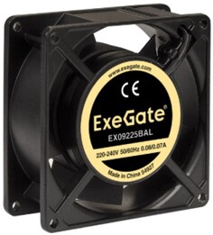 Вентилятор для корпуса Exegate EX289008RUS 92x92x38 мм, 2800rpm, 48CFM, 40dBA, RTL