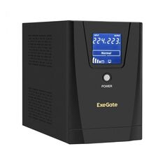 Источник бесперебойного питания Exegate SpecialPro Smart LLB-1500.LCD.AVR.2SH.3C13.USB EX292800RUS 1500VA/950W, LCD, AVR, 2*Schuko+3*C13, USB, металли