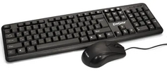 Комплект Exegate Professional Standard Combo MK120 EX286204RUS (клавиатура влагозащищенная 104кл. + мышь оптическая 1000dpi, 3 кнопки и колесо прокрут