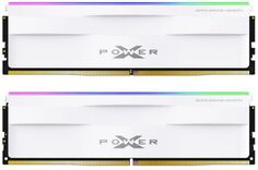 Модуль памяти DDR5 64GB (2*32GB) Silicon Power SP064GXLWU560FDH XPOWER Zenith RGB PC5-44800 5600MHz CL40 1.25V white