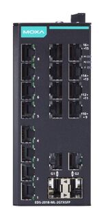 Коммутатор MOXA EDS-2018-ML-2GTXSFP-T Unmanaged Gigabit Ethernet switch with 16 10/100BaseT(X) ports, 2 10/100/1000BaseT(X) or 100/1000BaseSFP ports