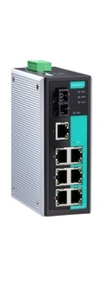 Коммутатор MOXA EDS-308-S-SC-80 Ethernet Server 7 10/100BaseTx ports,1 single mode(15Km) 100Fx port, 80km