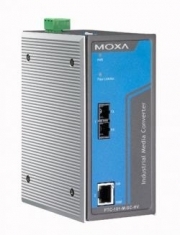 Медиа-конвертер MOXA PTC-101-S-ST-LV 10/100BaseT(X) to 100BaseFX converter, single-mode, ST, dual redundant power (20-70 VDC)