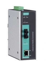 Медиа-конвертер MOXA IMC-P101-M-ST-T PoE, multi mode, ST connector