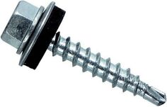 Саморез KRANZ 1201-4835-3 кровельный 4,8х35, цинк, короб (250 шт/уп)