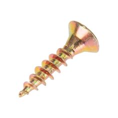 Саморез KRANZ 1111-0316-2 универсальный 3х16, желтый цинк, пакет (1000 шт/уп)