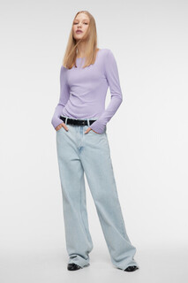 джемпер женский Джемпер вискозный облегающий с вырезом-лодочкой Befree