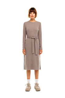 платье женское Платье-свитер с боковыми разрезами и поясом Befree