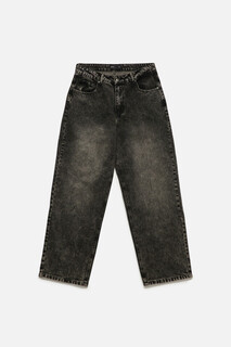 брюки джинсовые мужские Джинсы oversize широкие с эффектом масляной стирки Befree