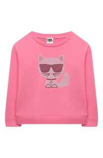 Хлопковый свитшот Karl Lagerfeld Kids