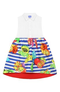 Хлопковое платье Stella Jean Kids