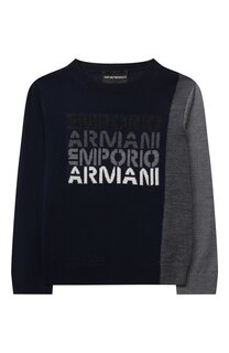 Шерстяной пуловер Emporio Armani