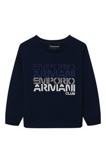 Хлопковый свитшот Emporio Armani