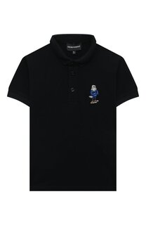 Хлопковое поло Emporio Armani