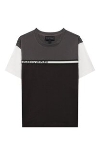 Хлопковая футболка Emporio Armani