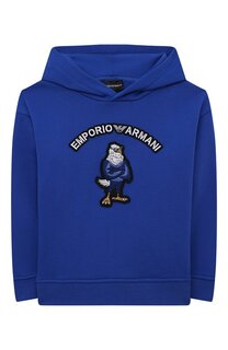 Хлопковое худи Emporio Armani