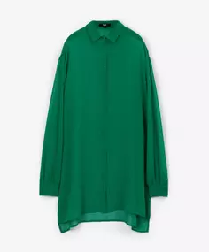 Блузка полупрозрачная зеленая GLVR (XL)