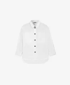 Рубашка с принтом белая Gulliver (110)