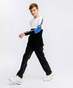 Джинсы темно-серые Button Blue (146)