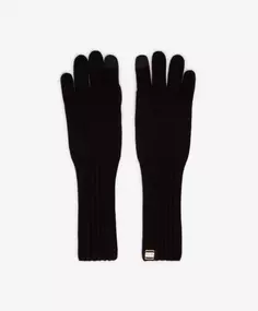 Перчатки вязаные черные Gulliver (18)