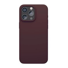 Чехол-накладка VLP Aster Case для iPhone 15 Pro, силикон, моккачино