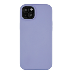 Чехол-накладка uBear Touch Mag Case для iPhone 15 Plus, силикон, фиолетовый