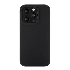 Чехол-накладка uBear Touch Mag Case для iPhone 15 Pro, силикон, черный