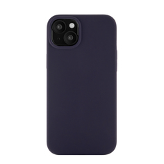 Чехол-накладка uBear Touch Mag Case для iPhone 15 Plus, силикон, темно-фиолетовый