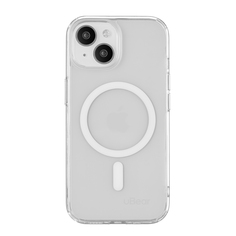 Чехол-накладка uBear Real Mag Case для iPhone 15 Plus, поликарбонат, прозрачный