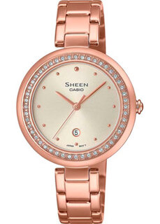 Японские наручные женские часы Casio SHE-4556PG-7A. Коллекция Sheen