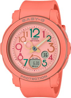 Японские наручные женские часы Casio BGA-290PA-4A. Коллекция Baby-G