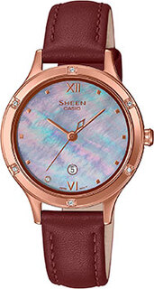 Японские наручные женские часы Casio SHE-4546PGL-6A. Коллекция Sheen