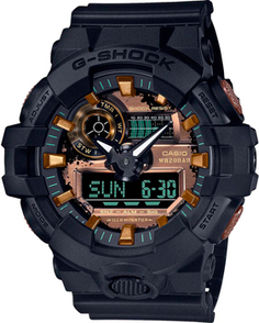 Японские наручные мужские часы Casio GA-700RC-1A. Коллекция G-Shock