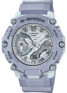 Японские наручные мужские часы Casio GA-2200FF-8A. Коллекция G-Shock