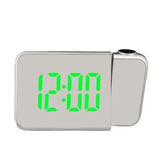 Часы - будильник электронные настольные с проекцией на потолок, календарем, 2ааа, usb NO Brand