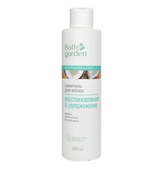 Bath garden шампунь для волос восстановление &amp; увлажнение, 300мл Ecolab