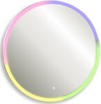 Зеркало Silver mirrors Perla neo-RGB (LED-00002610) D770, сенсорный выключатель, мульти-цвет