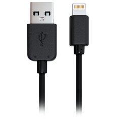 Кабель USB, Red Line, lightning, 1 м, 8 - pin, для Apple, черный, УТ000008646