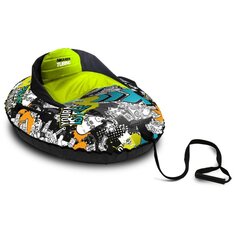 Санки-ватрушка Nika, с буксировочным тросом, с ручками, с граффити, ТБМ1/Г2