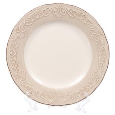 Тарелка десертная, керамика, 22 см, круглая, Антика, Daniks, HMN230212B-SI/P