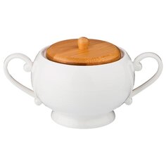 Сахарница 550 мл, фарфор, 12.5х12.5х10 см, Lefard, Native, 587-102