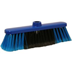 Щетка для уборки мусора, пластик, нейлон, синяя, Idea, Люкс, М 5103