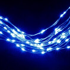 Электрогирлянда Best Technology серебристый 720 LED холодный синий со стартовым шнуром