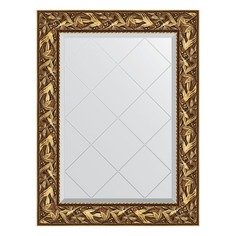 Зеркало с гравировкой в багетной раме Evoform византия золото 99 мм 69x91 см