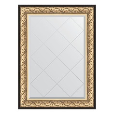 Зеркало с гравировкой в багетной раме Evoform барокко золото 106 мм 80x107 см
