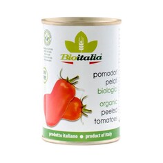 Томаты Bioitalia очищенные в томатном соке 400 г