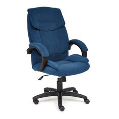 Кресло ТС 65х53х129 см флок синий TC