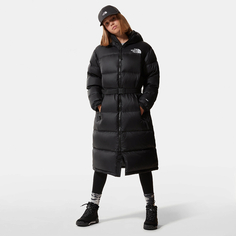 Женский пуховик The North Face Nuptse Belt Long Dark