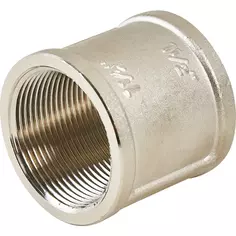 Муфта Valtec внутренняя резьба 1 1/2" никелированная латунь VTr.270.N.0008