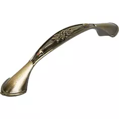 Ручка-скоба мебельная 6802 96 мм, цвет античная бронза Edson